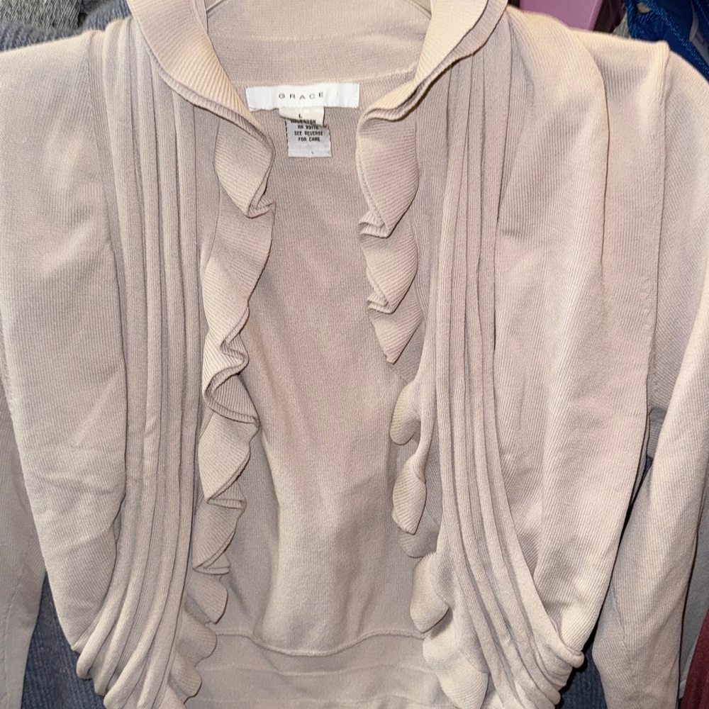 Grace Ruffle Shrug